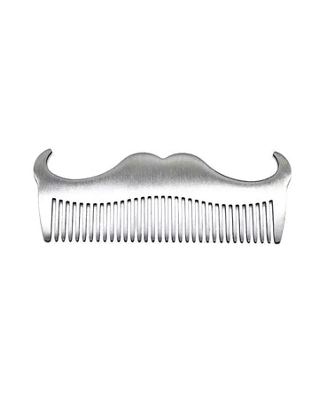 Jully France Beard Comb M-003 Silver